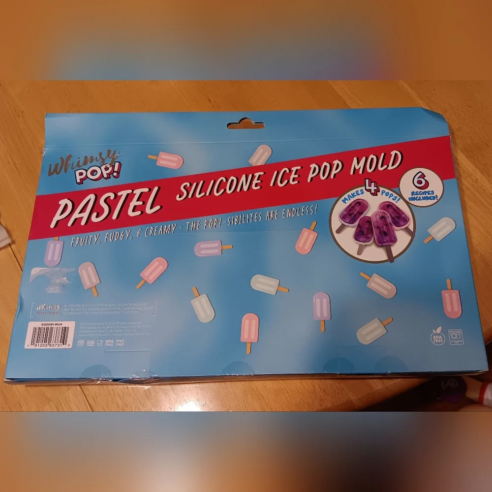 Ombre Silicone Ice Pop Molds NWT - Picture 2 of 3